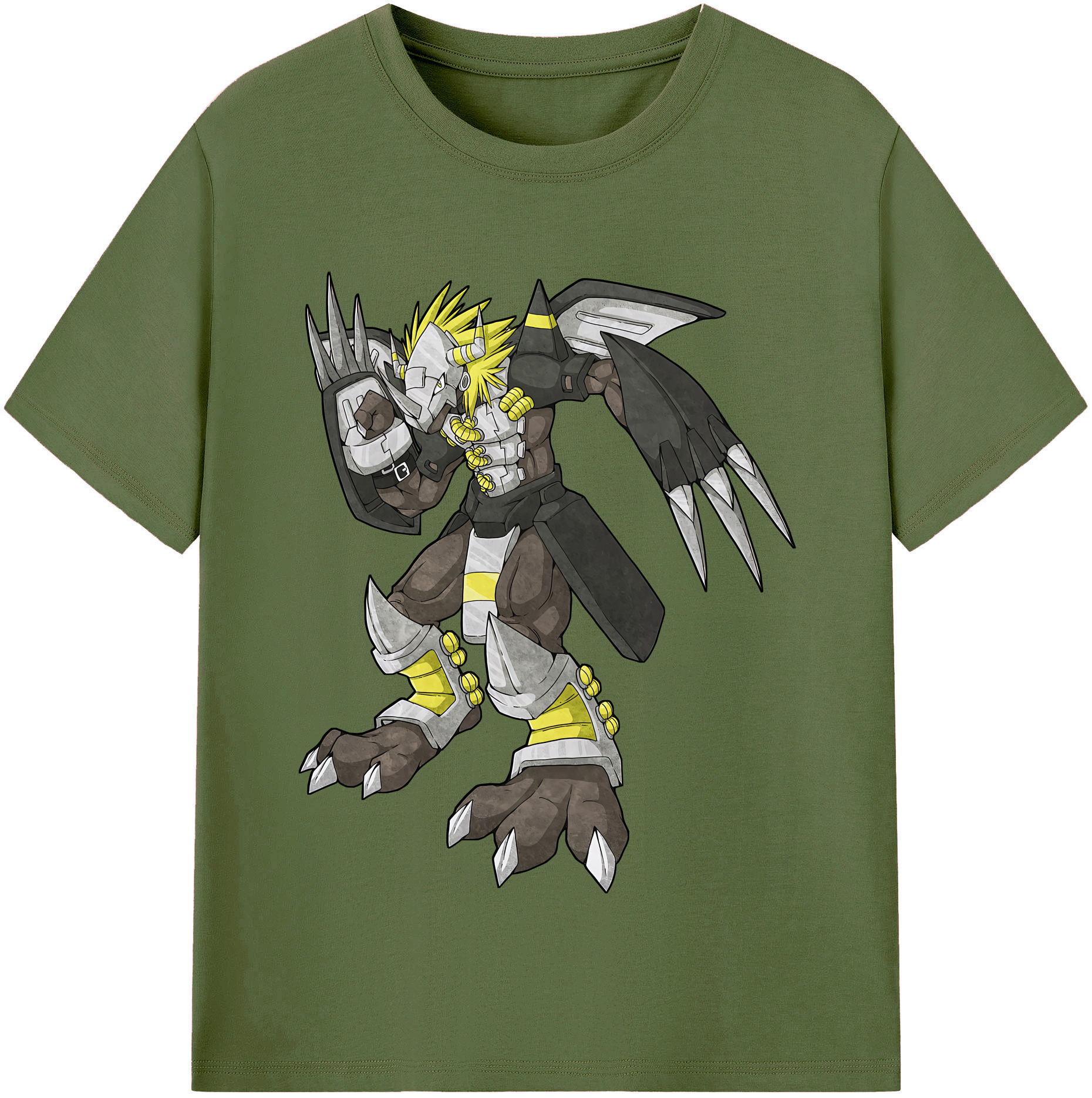 （画像用） Digimon デジタルモンスター/デジモン 綿100％半袖Tシャツ（フロントプリント）